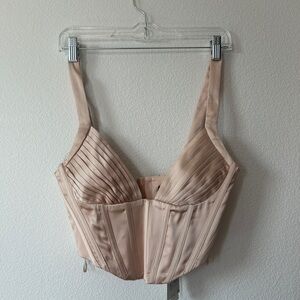 Zara Blush Pink Corset Top
